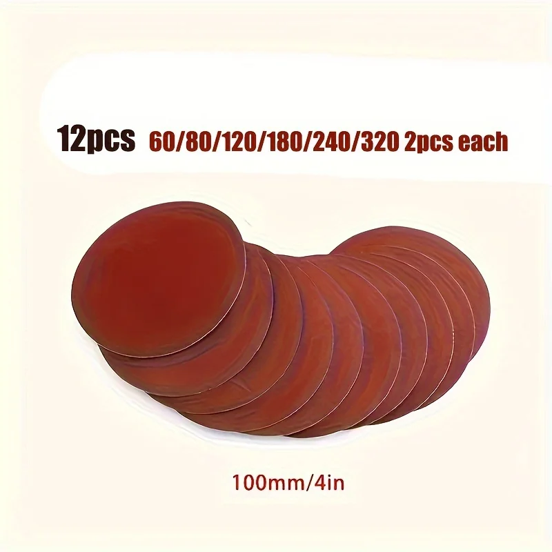 

Волшебный патч для электрической шлифовальной машины 12/14 шт., лист наждачной бумаги с самоклеящейся доской, общий для угловой шлифовальной машины и электрической дрели