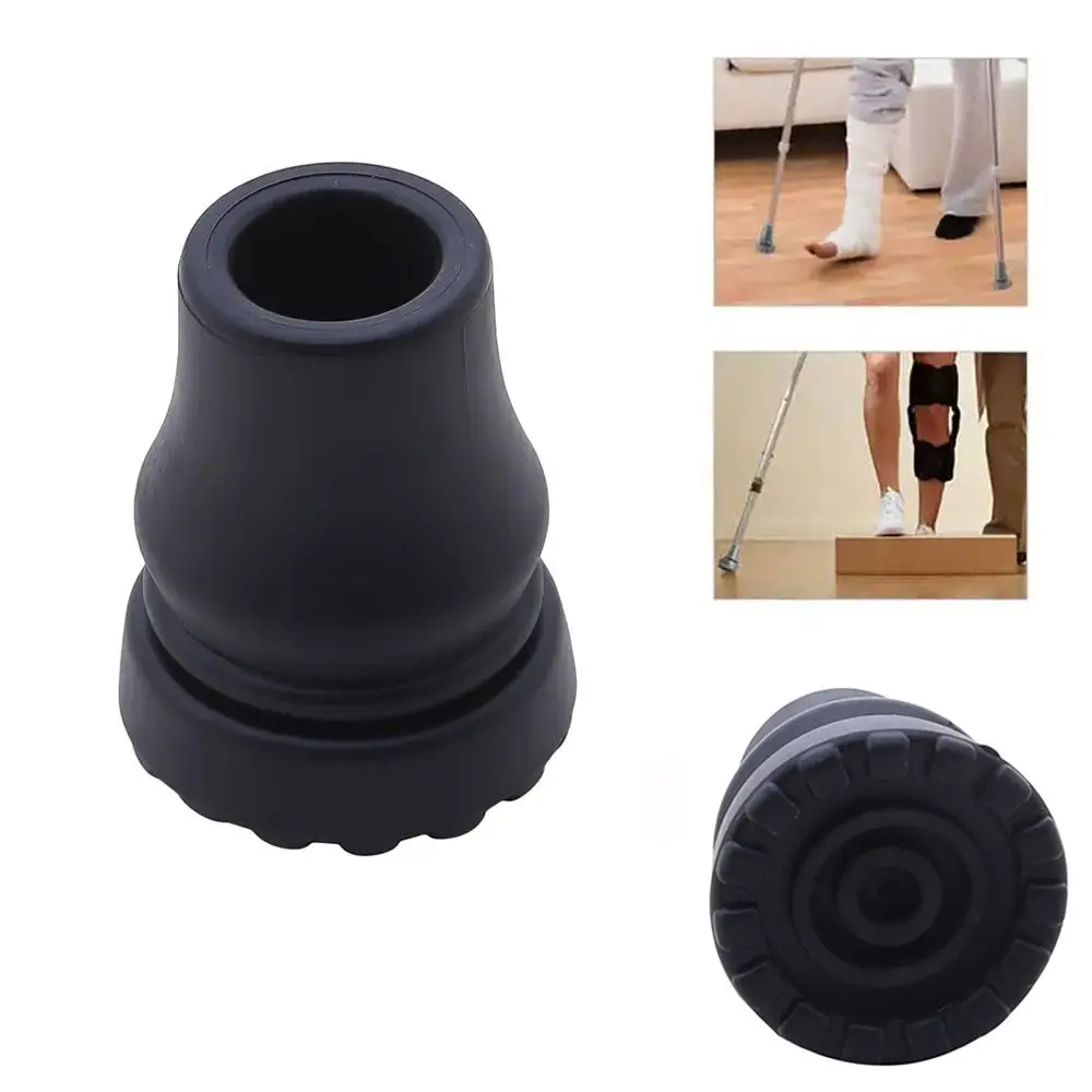 

Non-Slip Rubber Pad Cap 16-22mm Antiskid Walking Stick Cover Protector Durable High-quality Crutch Cane Bottom Pads