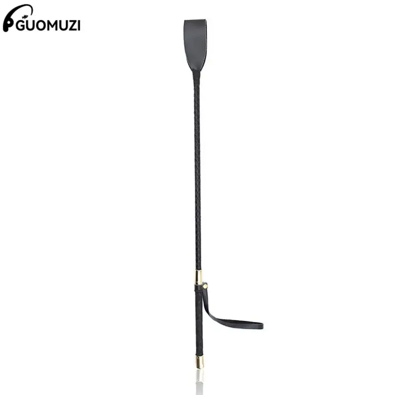 Riding Crop Durable Equestrian Training PU Leather Outdoor Portable Pointer Lightweight Non Slip With Handle Horse Whip Racing