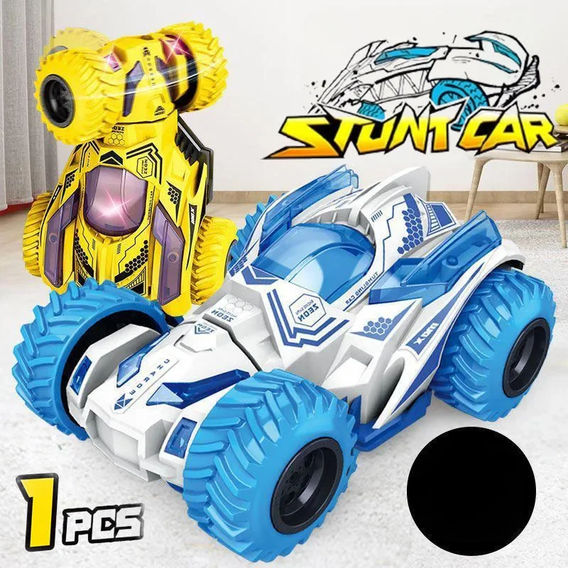 

SUV Flip Cars 360° Rotating Stunt Car Toys Push and Go Vehicle Monster Toy Trucks Boys Girls Gifts