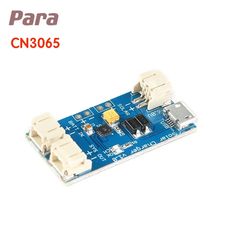 Mini Solar Lipo Lithium Battery Charging Charger Board CN3791 CN3163 CN3065 Solar Panel Regulator Controller Module with Cable