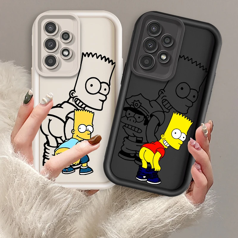 

Disney The Simpsons Cute Art For Samsung A73 A71 A54 A53 A52 A51 A33 A32 A21S A14 A13 A12 A25 A04 A05 5G Eye Ladder Back