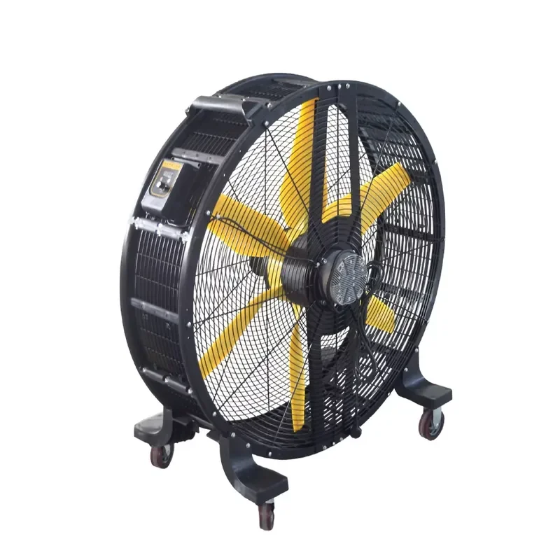 Ventilador de Piso al por Mayor, Ventilador HVLS de 40 Pulgadas, Suministro del Fabricante, Ventilador de Pie para Gimnasio y Taller