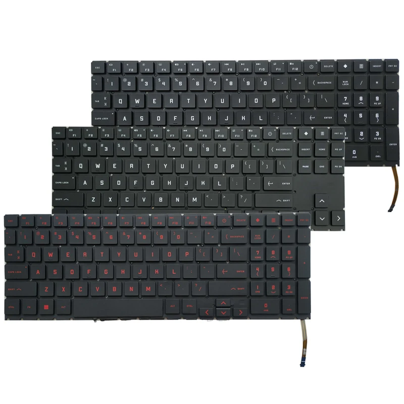 For HP OMEN 15-EN 15-en0xxx 15z-en 15-EN0010CA 15-EN1008CA 15-EK 16-B 16-C TPN-Q238 Q236 Q265 Q267 US/ Russian laptop keyboard