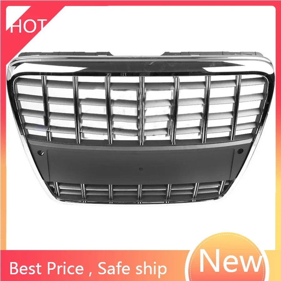 

Car Front Grille For S6 Style Front Bumper Grille Mesh Hood Grill Grille Chrome Gray for A6 C6 S6 4F SFG 05-11 car-styling fast