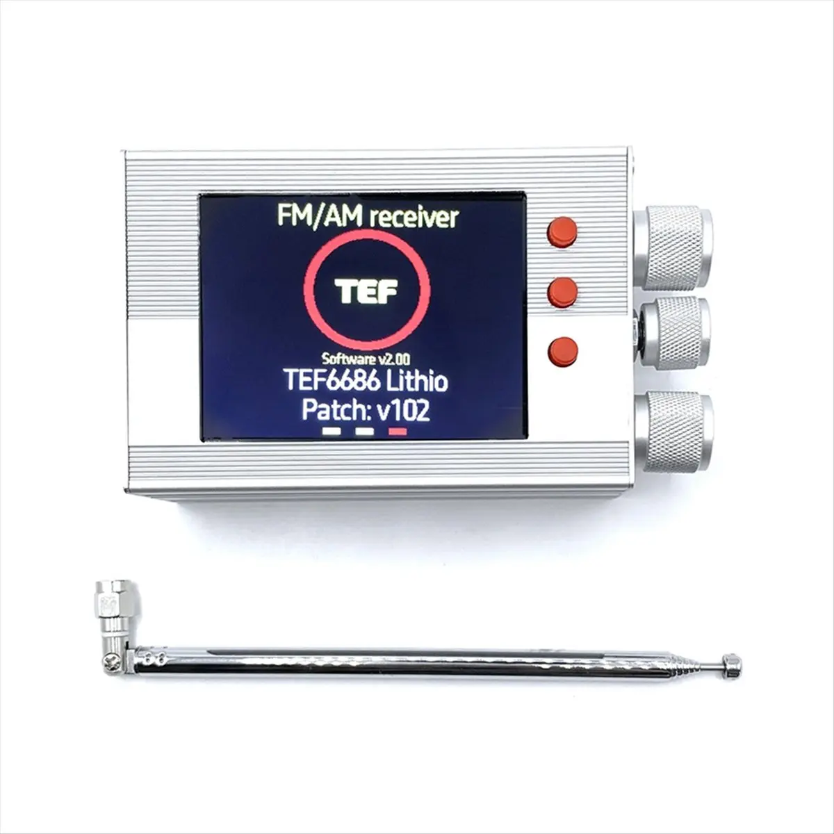 《Factory Direct》TEF6686 All Band Radio 3.2inch LCD Portable Shortwave Radios Receiver LW/MW/SW/FM/AM with Antenna Built-in Speak