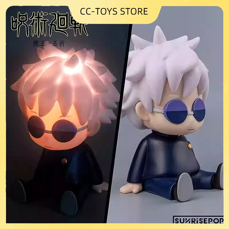 

Фигурка аниме дзюдзюцу кайсен Satoru Gojo, фигурки героев, светящиеся коллекционные украшения, модель игрушки, стол, декор для спальни, фигурка в подарок