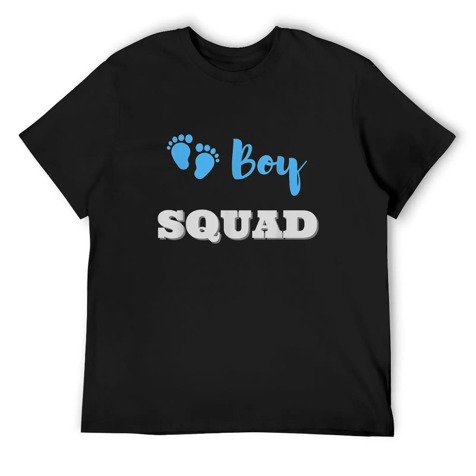 

Team Boy Gender Reveal Baby Shower It's A Boy Squad Blue Gift T-Shirt Short sleeve tee anime graphics mens t shirt graphic