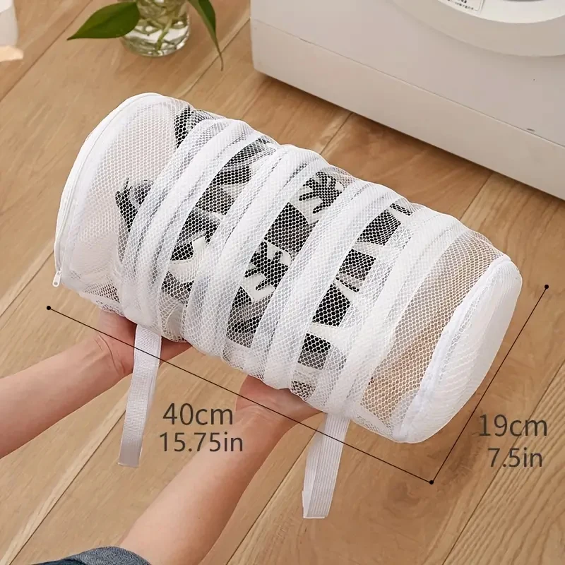 Mesh Laundry Bag Washing Machine Shoes Bag Travel Storage Bags Portable Anti-deformation Protective Clothes Organizer