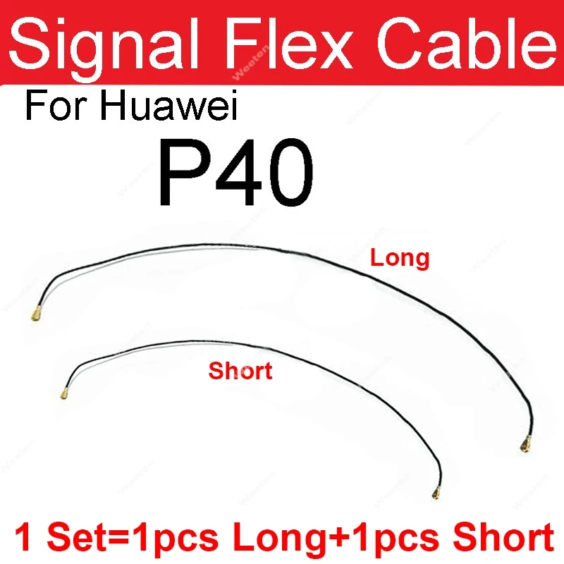 Antenna Signal Flex Cable For Huawei P20 P30 P40 Pro P30 Lite P40 Lite P40 Pro+ Wifi Coaxial Connector Aerial Flex Ribbon