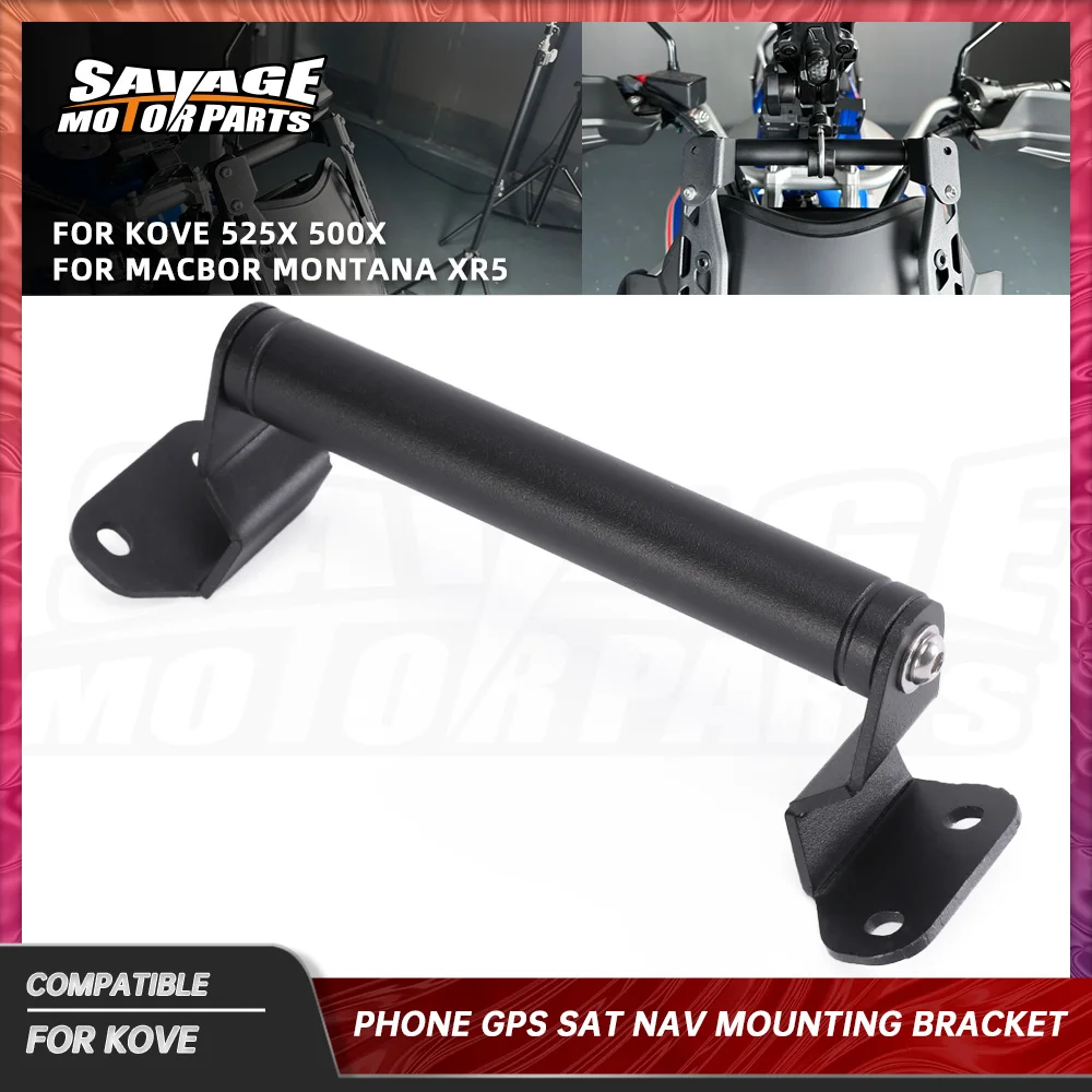 

For KOVE 500X 525X Cellphone Phone GPS Navigation Mount Bracket For Macbor Montana XR5 Motorcycle Handlebar Bar Extension Stand