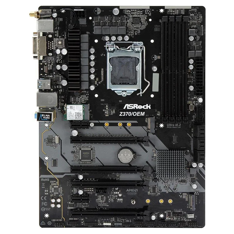 Verwendet asrock z370/oem ibuy power z370 IB-R lga1151 rev.2 intel z370 ddr4 usb 3,1 sata3 atx wifi bt motherboard