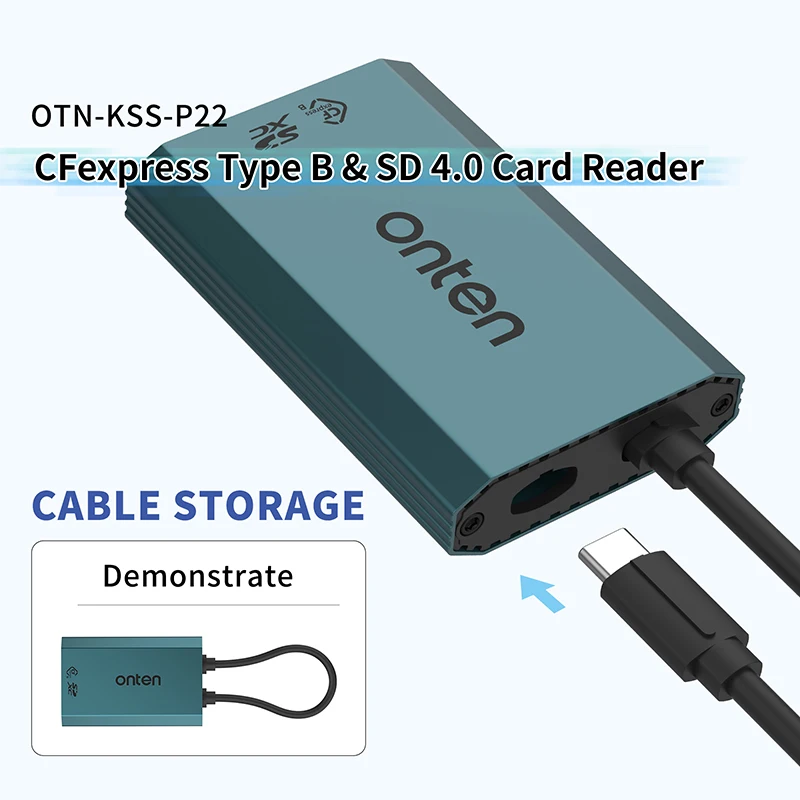 Splitter Adapter USB converter Type-B card reading computer expansion dock station 1250Mbps Splitter Converter CF/SD Card Reader