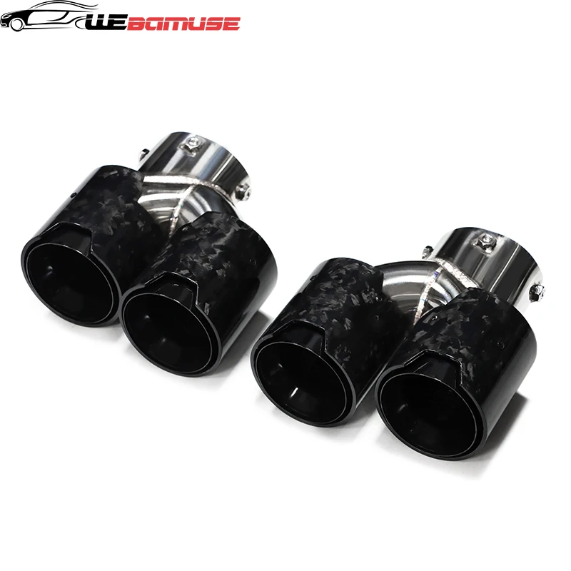 For BMW G20 G21 M340i G23 M440i G42 M240i Exhaust Tailpipe Conversion Dual Outlet Carbon Fiber MP Tailpipe Muffler 2020-2024