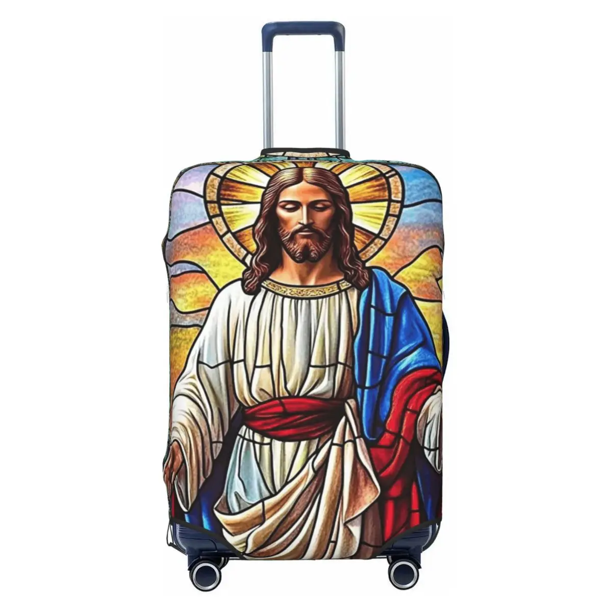 

Чехол для чемодана The Savior Иисус Христос, пыленепроницаемые чехлы для багажа, защита для 18-32 дюймов