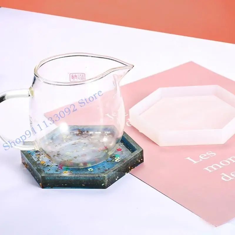 

H9ED Эпоксидная смола Plackemat Плесень используется для изготовления искусственных агата подставки подставки