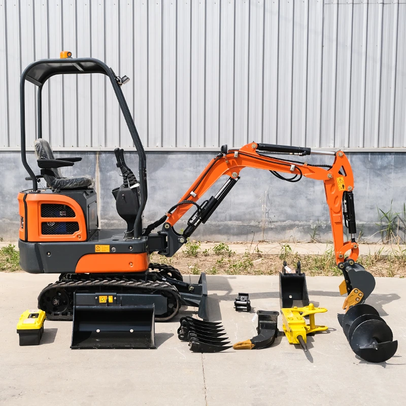 Mini 2Ton EPA Farm Used New Crawler Digger Compact Minibagger Engine Excavator Hine Price