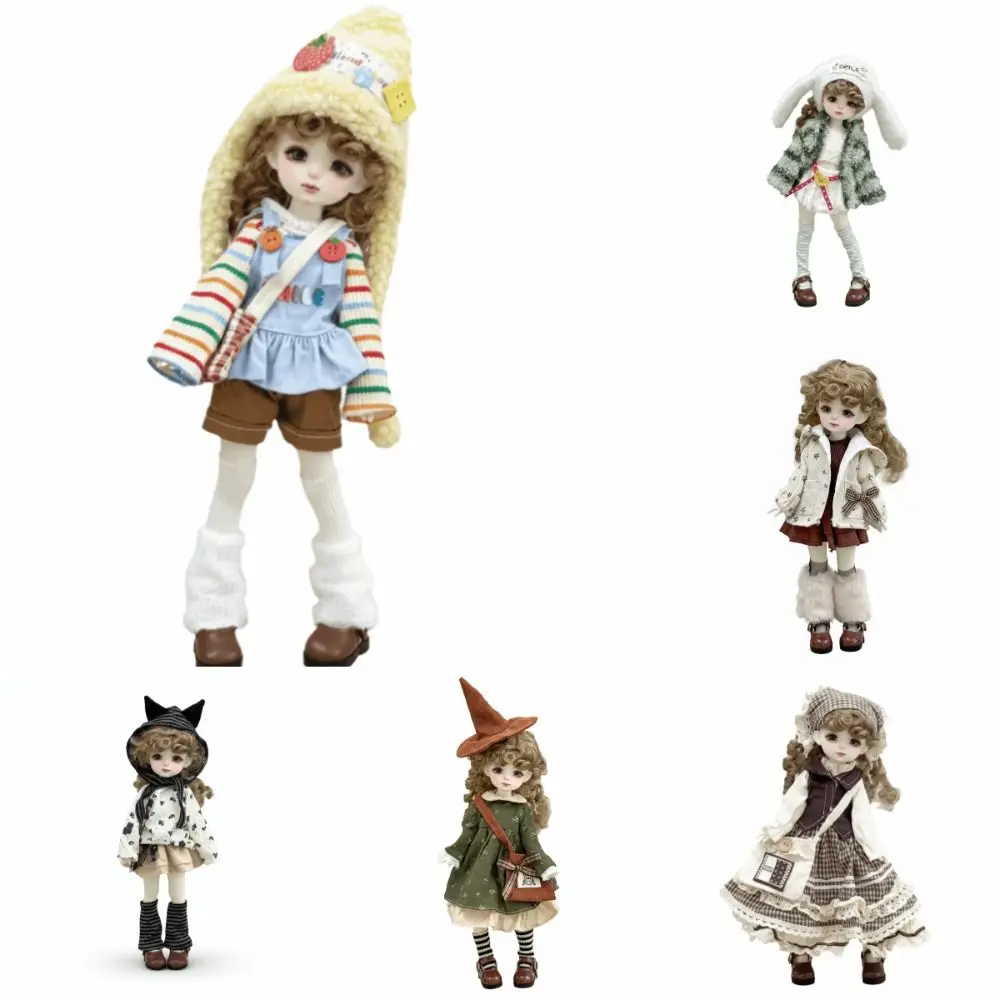 30cm Height BJD Doll Clothes High Heel Elegant Dress Princess Figurine Clothing 6 Pointed Ball Joint Doll Dress Gift for Girls - view 4