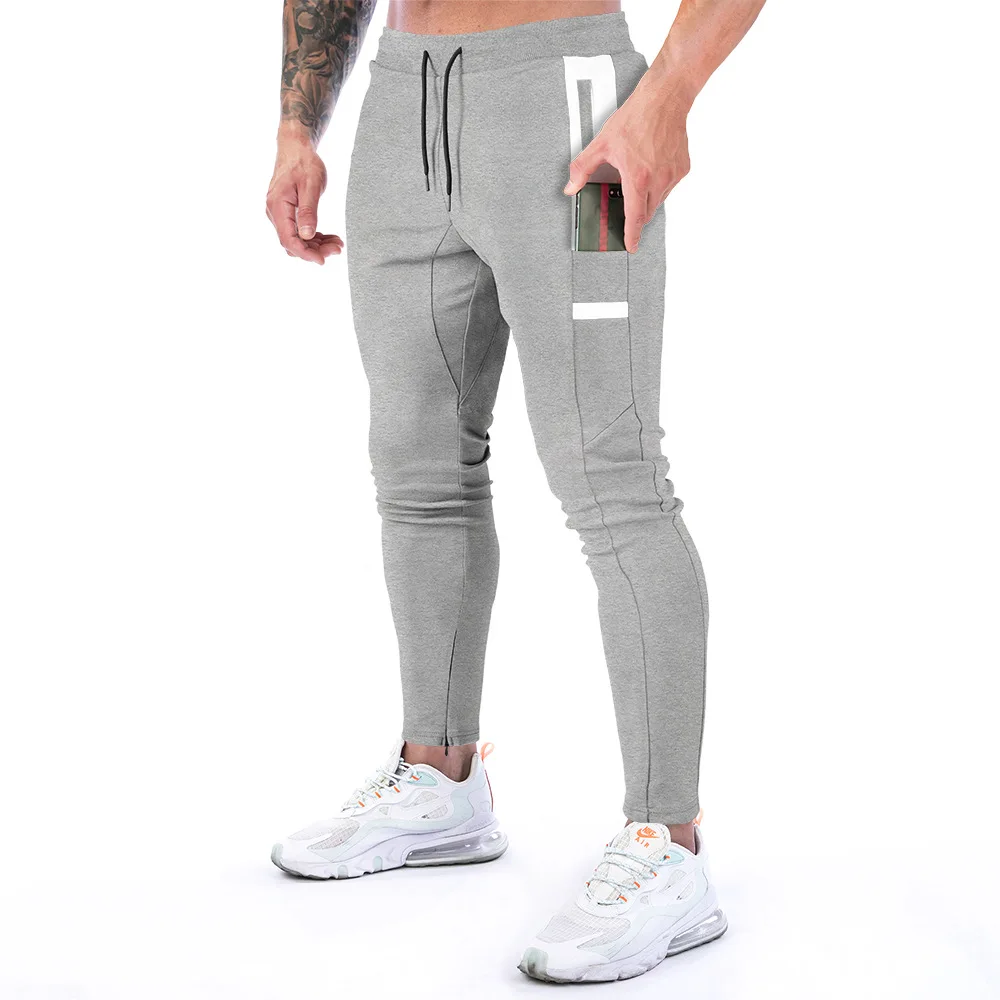 

Men's Sports Jogging Casual Pants Daily Training Exercise Cotton Breathable Running Sweatpants Tennis Soccer Play Gym Trousers