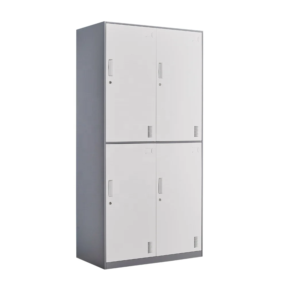 

Modern Metal Wardrobe Locker, Steel File Cabinet, H1850 * W900 * D450MM-Metal