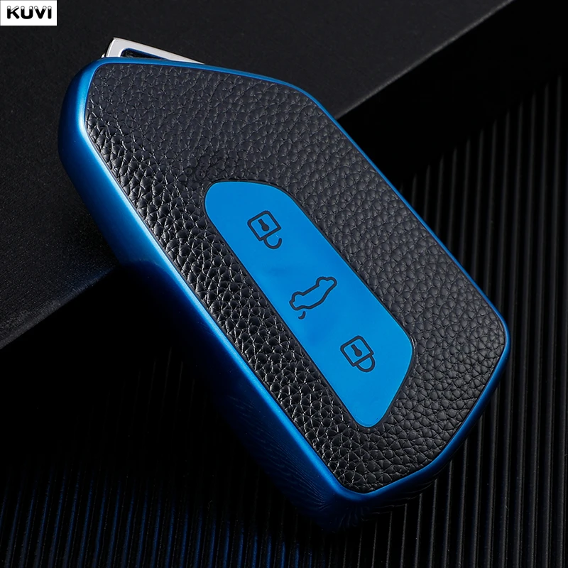 TPU Autoschlüssel-Hülle für VW Volkswagen Golf 8 MK8 ID3 ID4 Cupra Skoda Octavia A8 SEAT Leon MK4 Formentor Tarraco – Detail 7