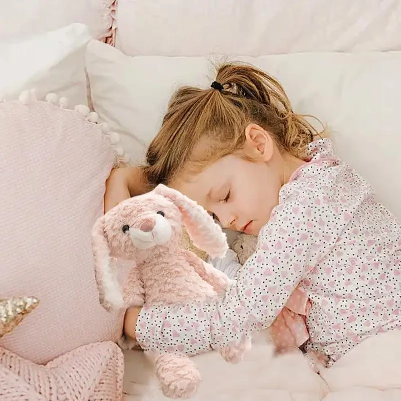 Animaux en peluche endormis pour enfants et adultes, animal en peluche, petit copain endormi, jouet créatif pour bébé, 14 po