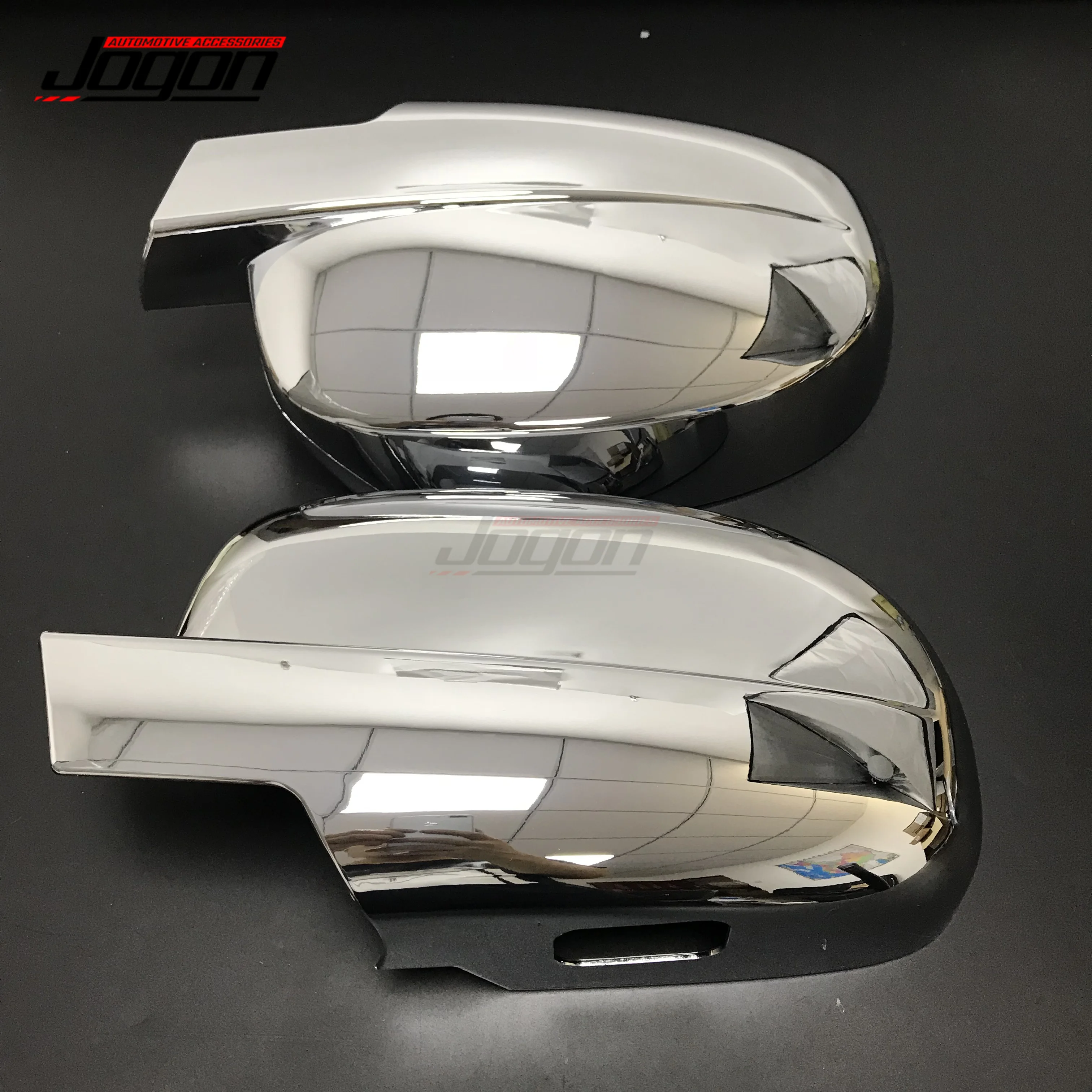 For Silverado Suburban Tahoe Avalanche GMC Sierra Cadillac Escalade 2007-2013 2Pcs Chrome Silver Side Rear Mirror Cover Cap Trim