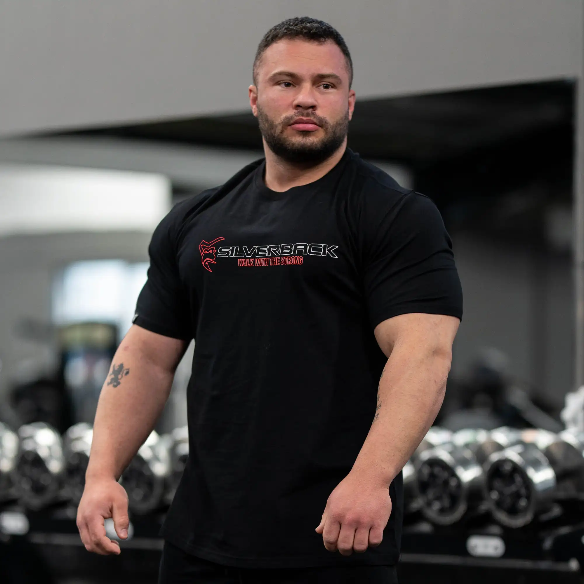 GYM Gorilla Print T-shirt Redemption T-Shirt - Silverback Gymwear