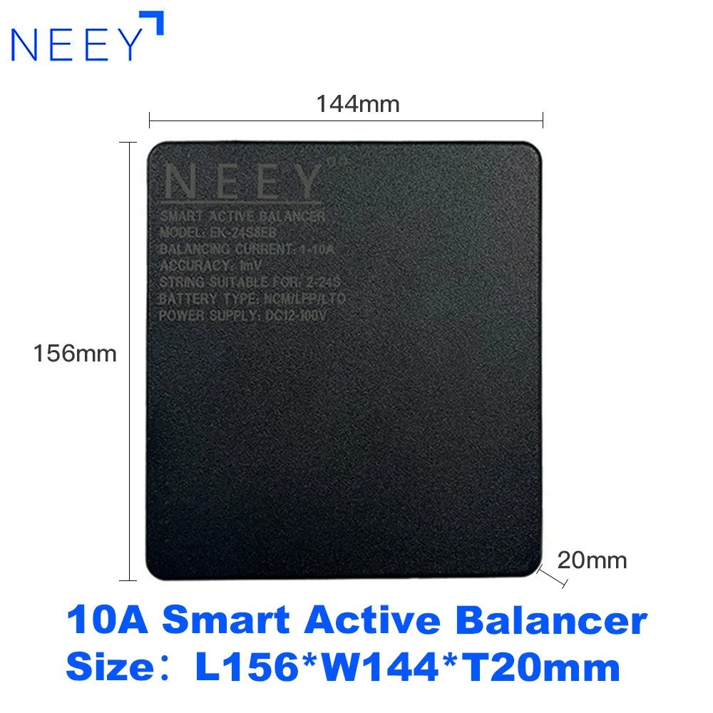 NEEY 4TH 4A 10A Smart Active Balance Current Capacitor Balancer 2S To 24S 12V 24V 36V 48V 72V Lifepo4 Li-ion LTO 18650  Battery