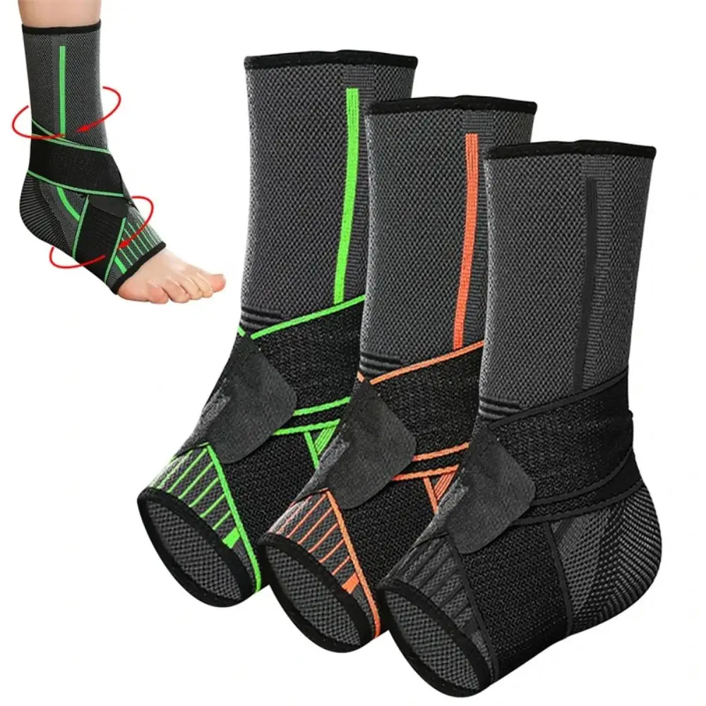 

1Pcs Support Belt Sports Ankle Brace Elastic Bandage Protective Gear Gym Fitness Outdoor Ankle Wraps Nylon 3D Weave