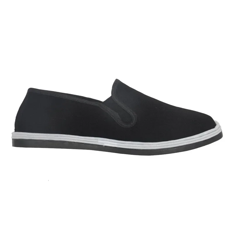 New Black Cotton Shoes Chinese Kung Fu Shoes Wing Chun Tai Chi Slipper Martial Art Pure Cotton Shoes Wushu Kungfu Martial Arts F view 2