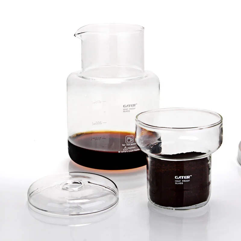 Ice drop coffee pot tea leaves drip type extraction  glass cold brew tea hand brew wine  tea drop cold brew pot