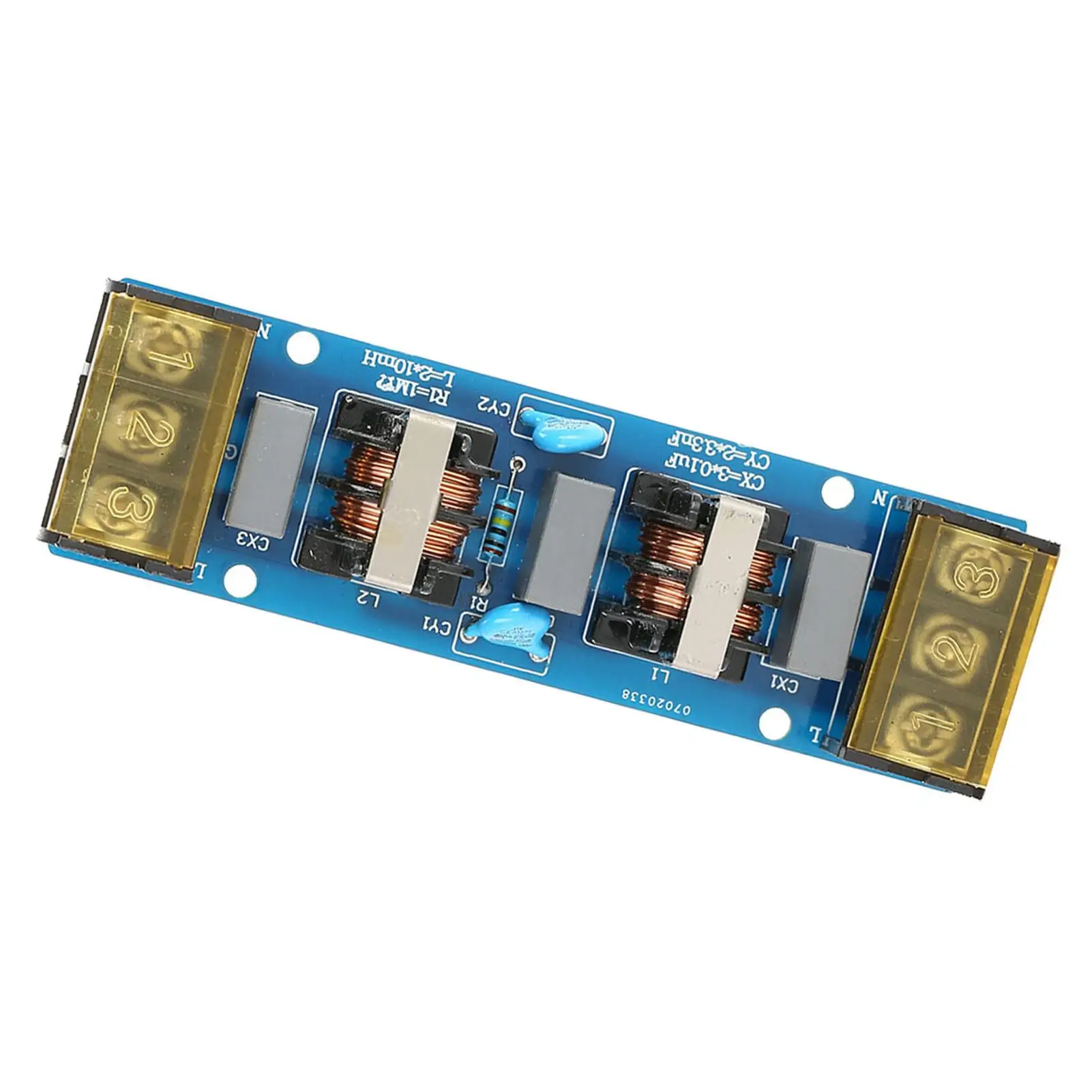 عالية التردد مرحلتين EMI لمضخم إمدادات الطاقة لوحة مرشح تمرير منخفض PCB ملحقات الدائرة الكهربائية النحاسية