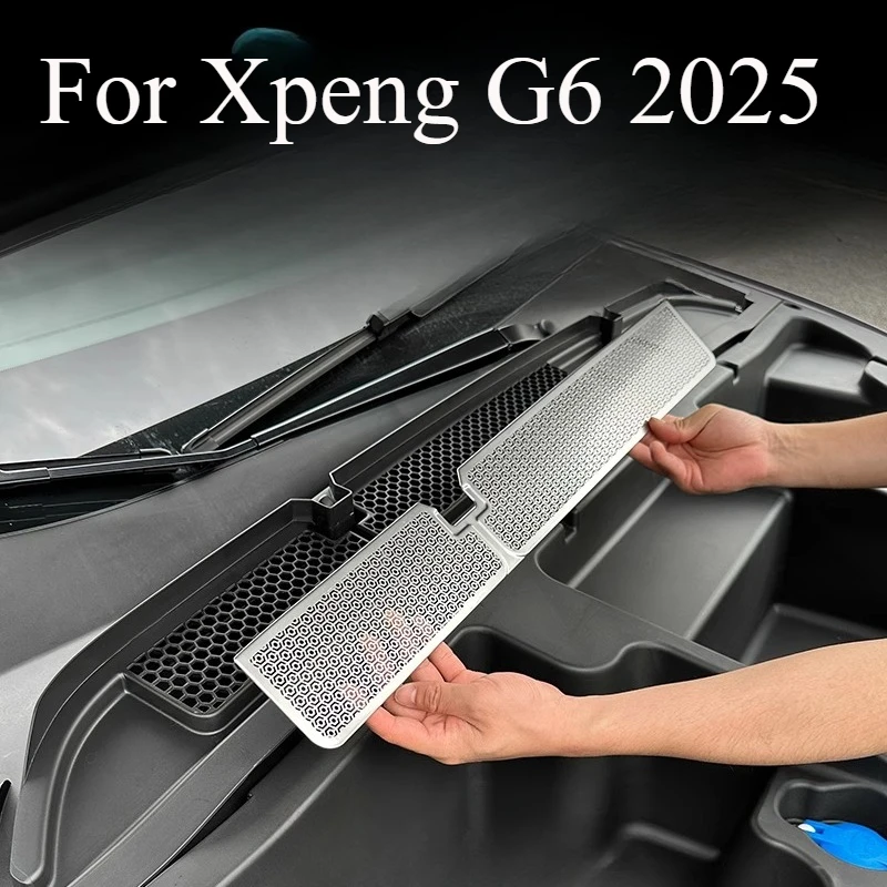 For Xpeng G6 2025 Car Engine Air Inlet Protective Cover Inner Air Outlet Cover Outer Engine Air Vent Trim Accessories