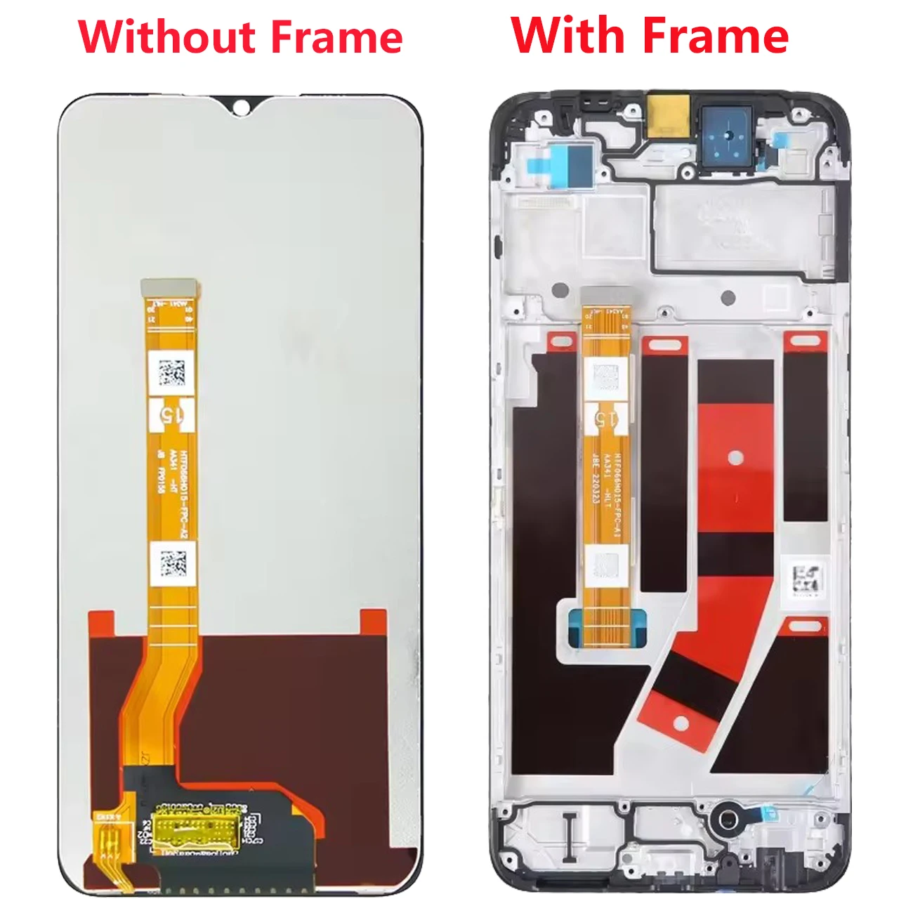 6.56“ Pantalla For Oppo A77S CPH2473 LCD DIsplay Full With Frame Screen Digitizer Assembly Replacement Repair Mobil Phone Parts