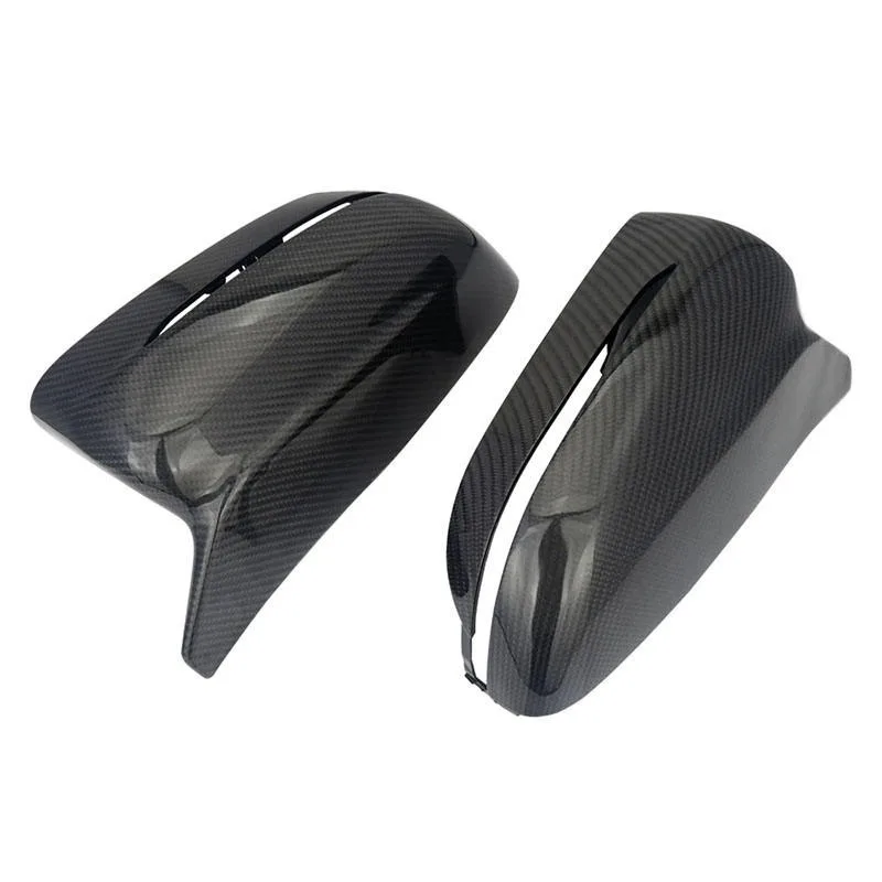 100% Real Carbon Fiber Factory M Look 2pcs Rear Wing Side Car Mirror Cover Case Cap Replacement For New 5 Series G30 G38 2017-up