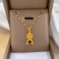 Fashionable and Cute Smiling Buddha Necklace Personalized Buddha Projection Pendant Anniversary Jewelry Gift