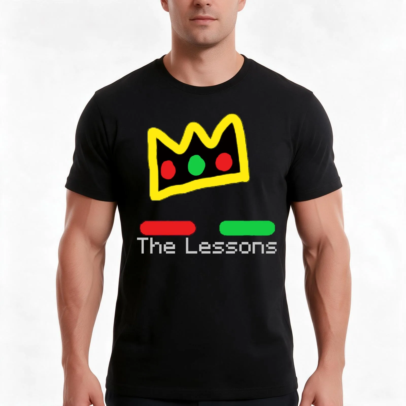 crown ranboo - the lessons T-Shirt Summer Casual Cotton Tee Oversized Streetwear Tops Vintage Graphic Print Unisex Men Women