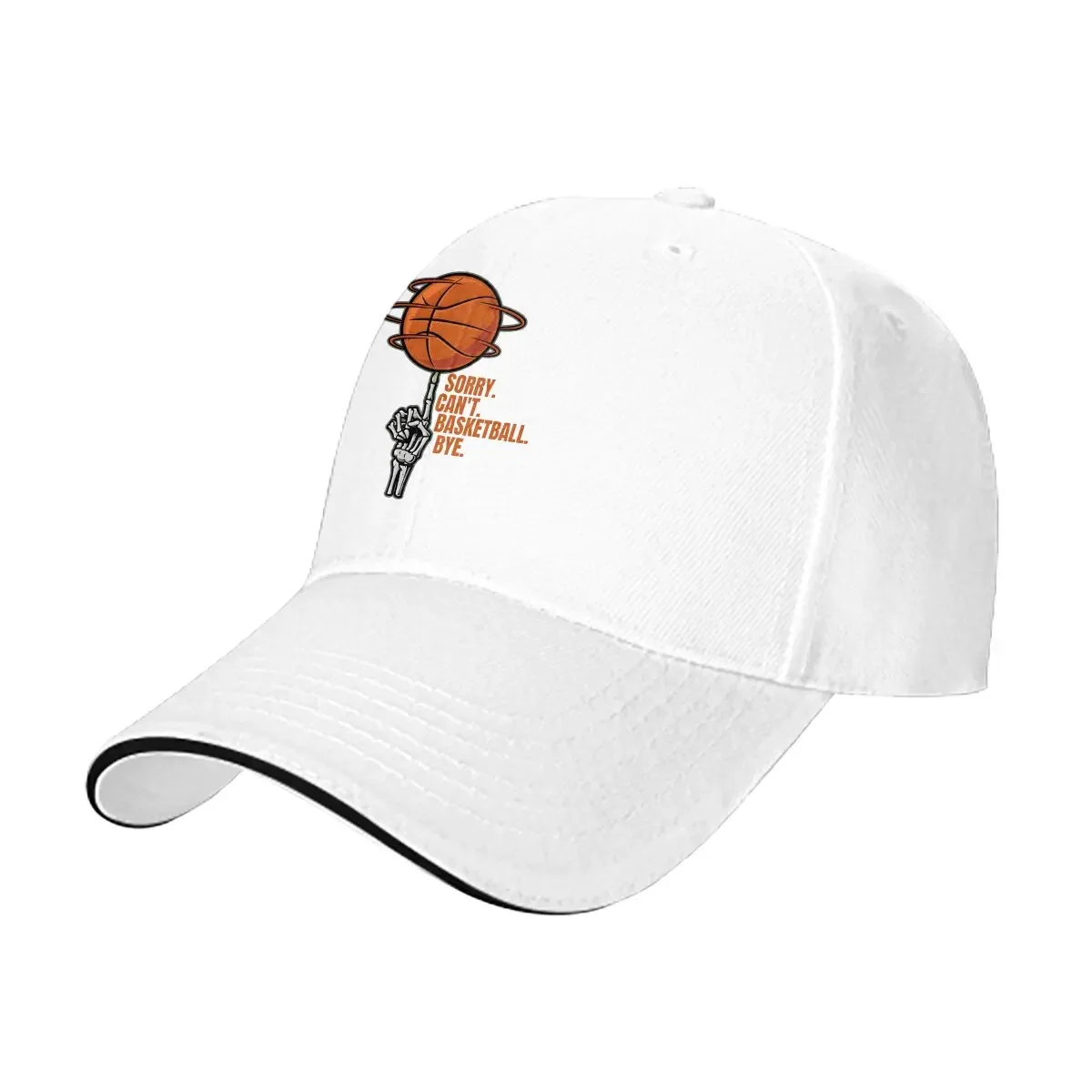 Pure Color Dad Hats Sorry Can't BASKETBALL Bye Adjustable Hat Sun Visor Baseball Caps Basketball Sports Peaked Cap