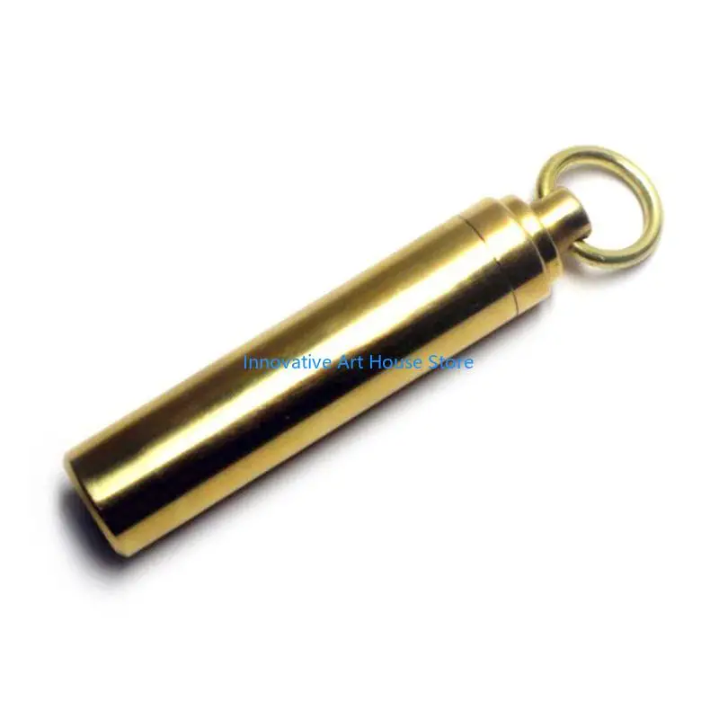 E1PC Mini Toothpick Holder Portable Seal for Pill Bottle for Case Container Pocket for Outdoor and Camping Portable