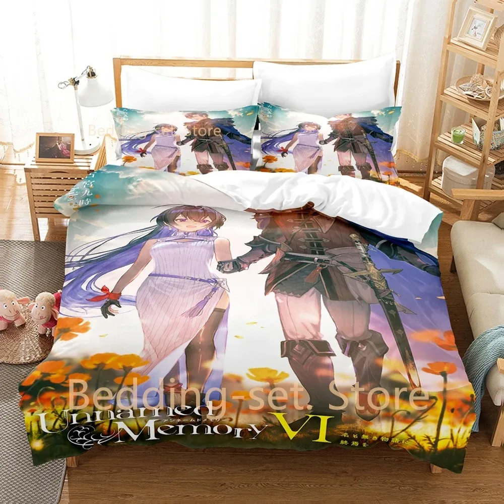 

Unnamed Memory Bedding Set Single Twin Full Queen King Size Bed Set Adult Kid Bedroom Duvetcover Sets 3D Anime Bed Sheet Set