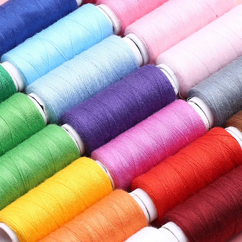 10Pcs/set Sewing Threads Hand Sewing Machine Sewing Threads Embroidery thread Sewing Craft Tool Handmade Home Supplies 200Yards