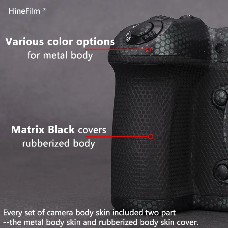 Hinefilm الجلد ل Lumix G9 كاميرا ملصق المضادة للخدش التفاف غطاء طبقة رقيقة واقية لباناسونيك G9 كاميرا الجلد غطاء