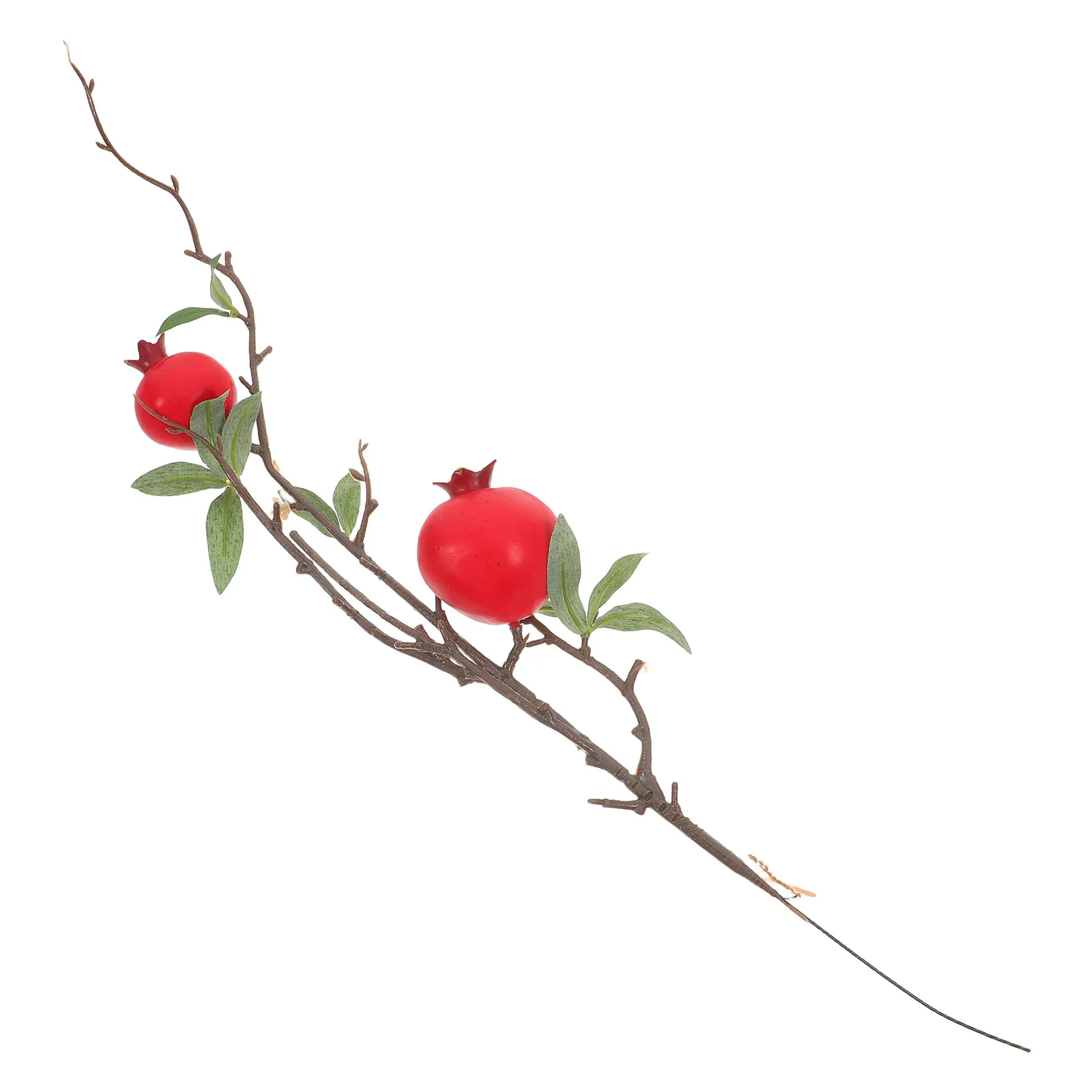 

Simulated Pomegranate Branch Artificial Fruit Stem Realistic Decor Vase Filler Fake Plant Spring Fall Decorations Home Aesthetic