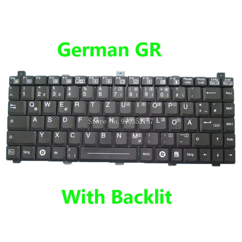 

Laptop B300 Keyboard For Getac B300 B300X S400 HMB4206MTA HMB4206MTD04 HMB4206MTF04 HMB4206MTD10 English US German GR GK KR SP