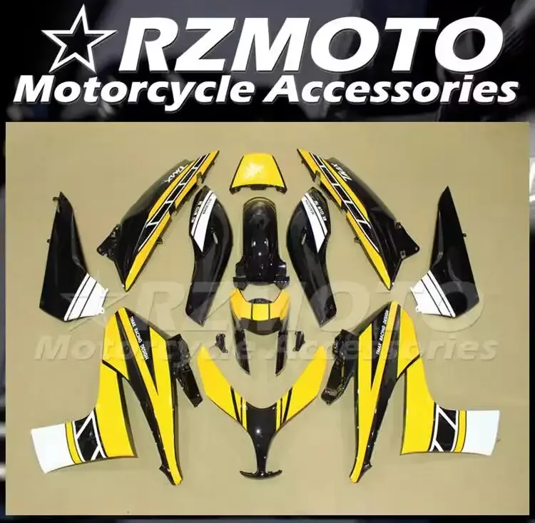 New ABS Fairings Fit For YAMAHA TMAX500 T-MAX 500 2008 2009 2010 08 09 10 Bodywork Set Black Yellow