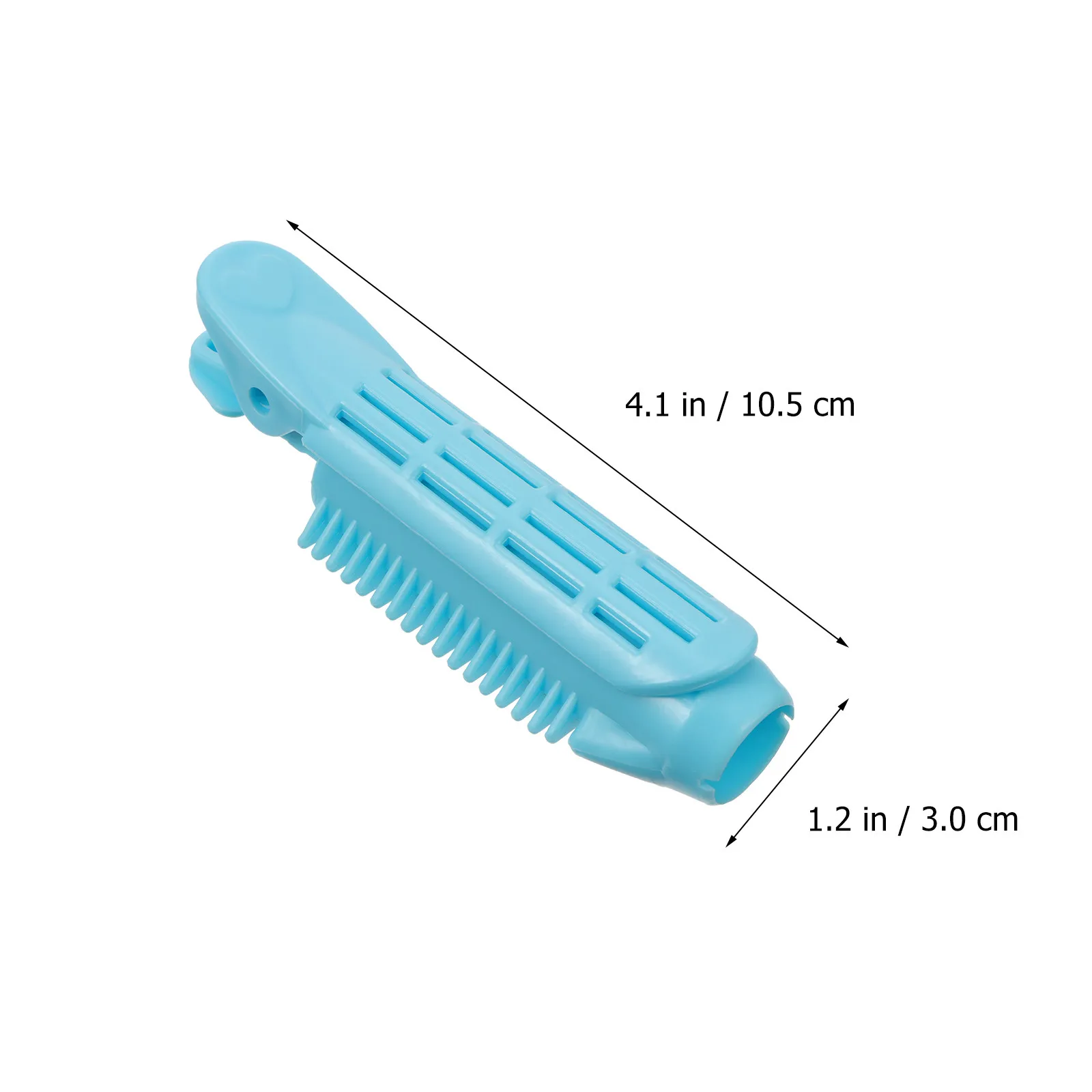 5Pcs Plastic Hair Rollers Big Wave Hair Styling Curler Clip Firm Hold Easy Use Hairdressing Tool Home Travel Big Wave Clip view 3