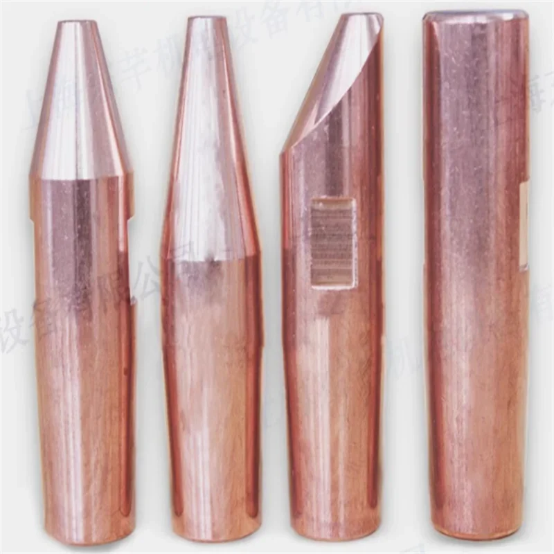 CuCrZr Cu-Cr-Zr ماكينة لحام نقطي رأس القطب الكروم الزركونيوم النحاس شقة/شارب/الكرة D13 D16 D20 L 40/45/50/60/70/80