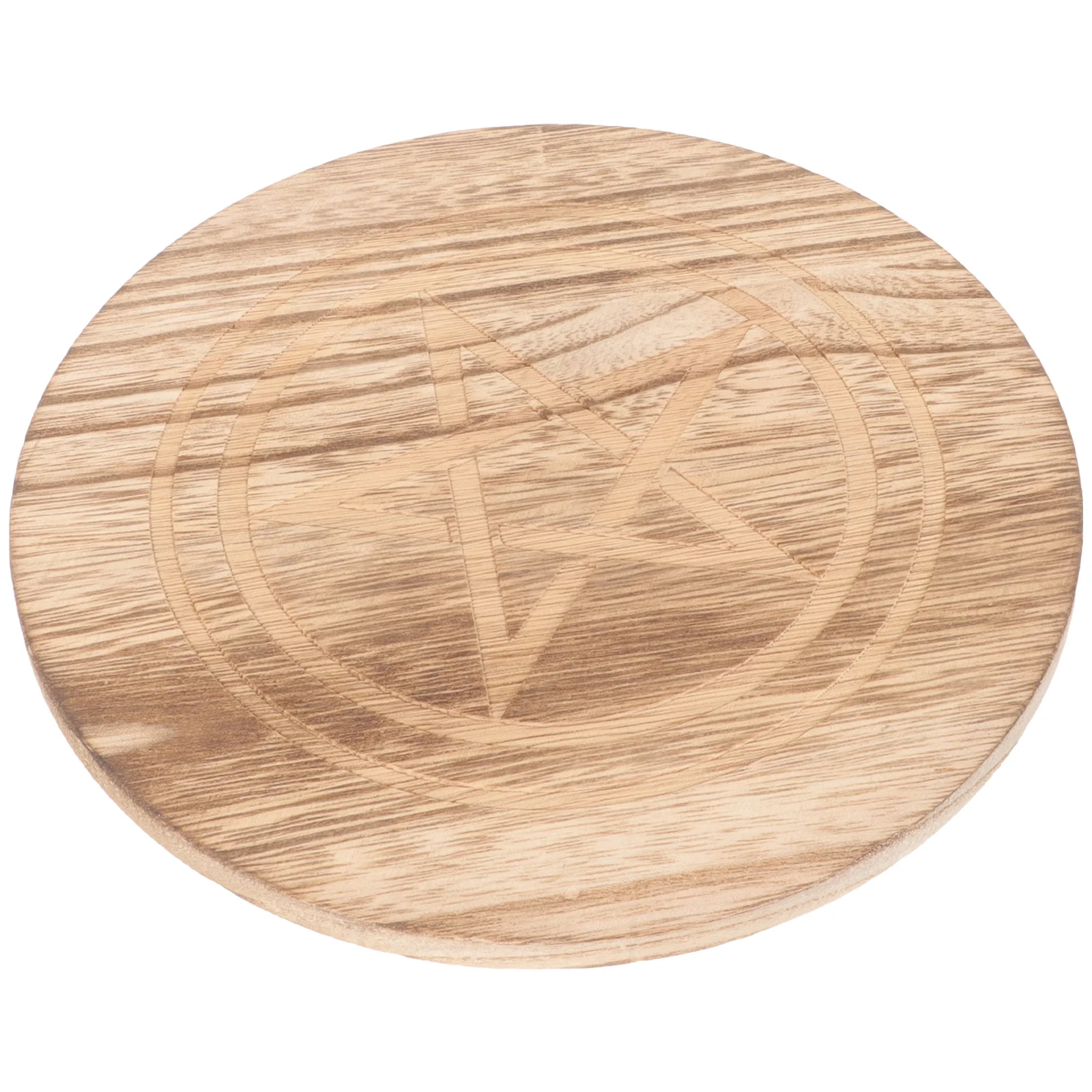 Sacrificial Tray Astrology Altar Home Accessory Wooden Plate Supplies Sacrifice Pentacle Candleholder