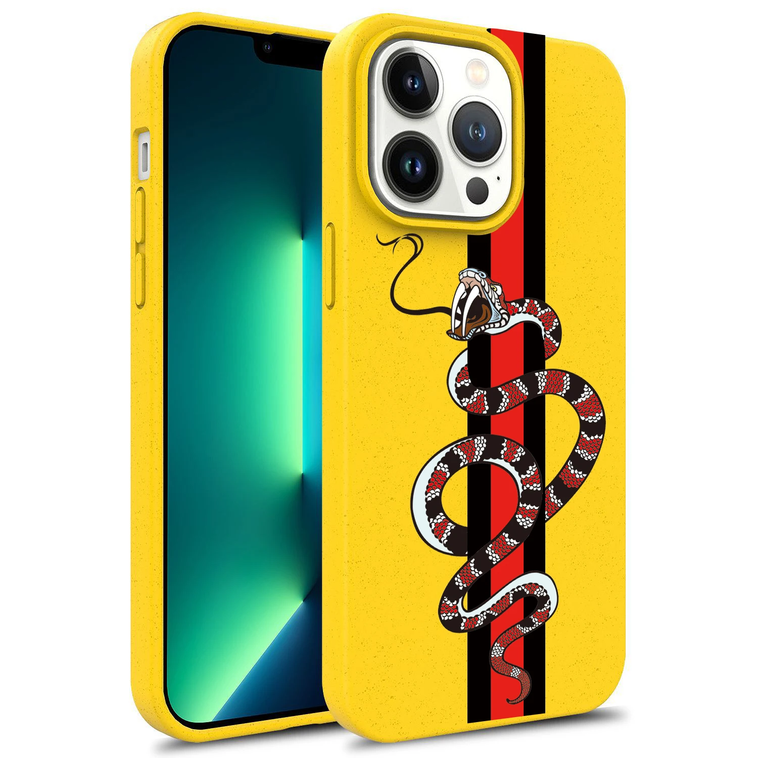 Classic street snake line Custodia morbida per iPhone degrade Cover per telefono liquido 16 15 14 13 12 11 Pro Mini 7 8 Se Plus Xr Xs funda